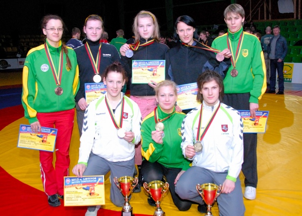 Čempionato nugalėtojos ir prizininkės 