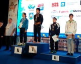 Danutė Domikaitytė pasaulio jaunimo imtynių čempionato apdovanojimo ceremonijoje