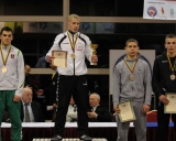 66 kg iš kairės: Kristupas Šleiva (II v.), Edgaras Venckaitis (I v.), Dmitrijus Parechelašvilis ir Artūras Putramentas (III v.)