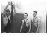 1965 m. Lietuvos čempionatas, Anykščia. Iš kairės Kočmariovas, Eduardas Fainšteinas, Agafonovas.