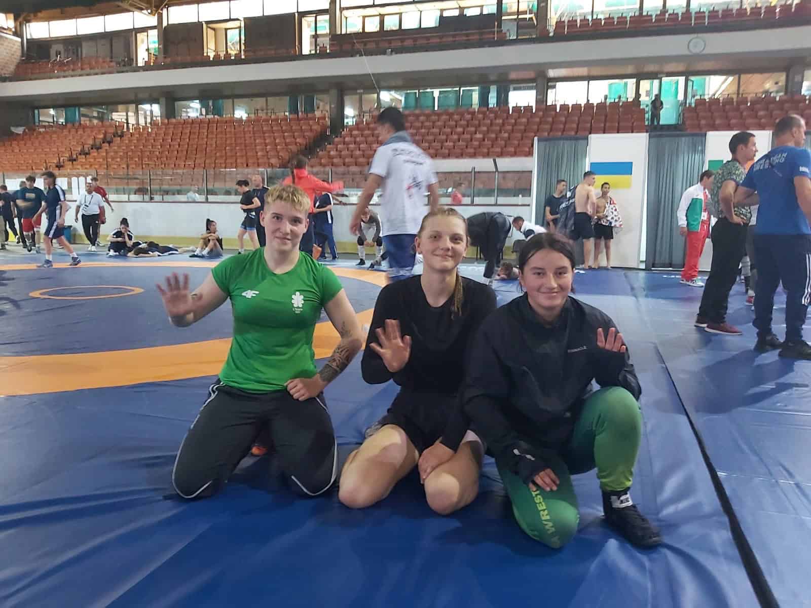 Iš kairės: Augustė Gendvilaitė, Greta Tverskytė ir Greta Usinovič